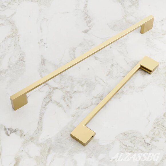 5 Pack Matt Gold Cabinet Pulls, 12-1/2 Inch(320mm) - Picture 2 of 4